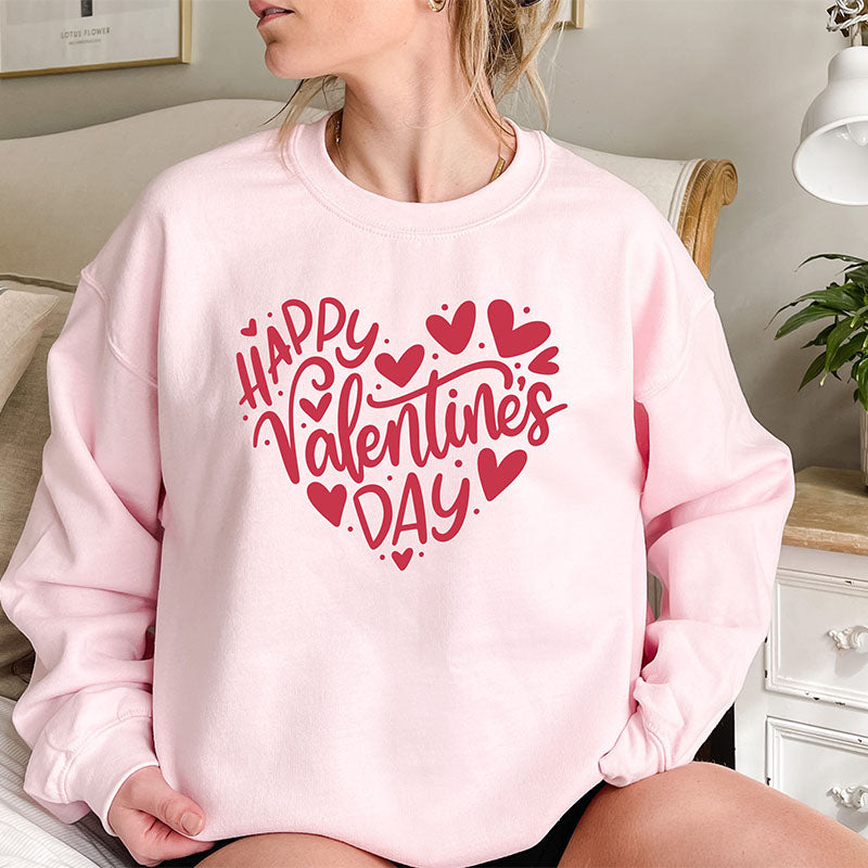 Sweat-shirt Happy Valentine's Day Sweet Heart