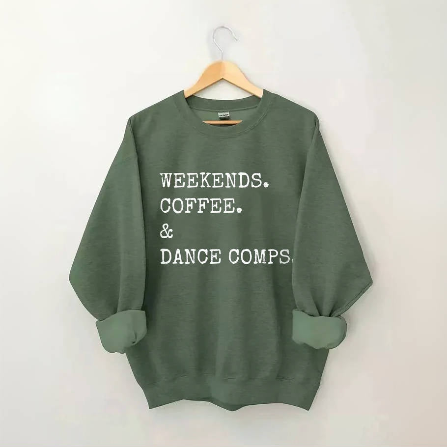 Sweat-shirt Comps de café et de danse du week-end