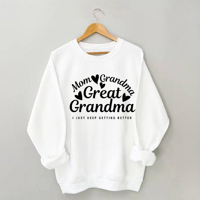 Sweat-shirt Maman Grand-mère Arrière-Grand-mère