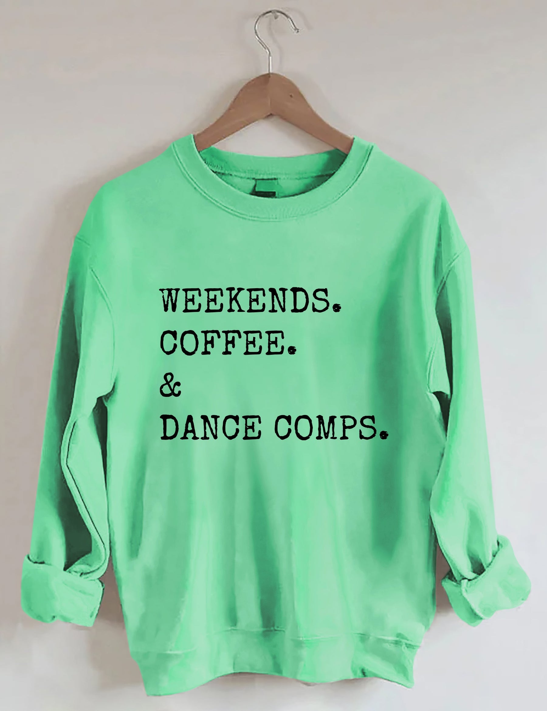 Sweat-shirt Comps de café et de danse du week-end
