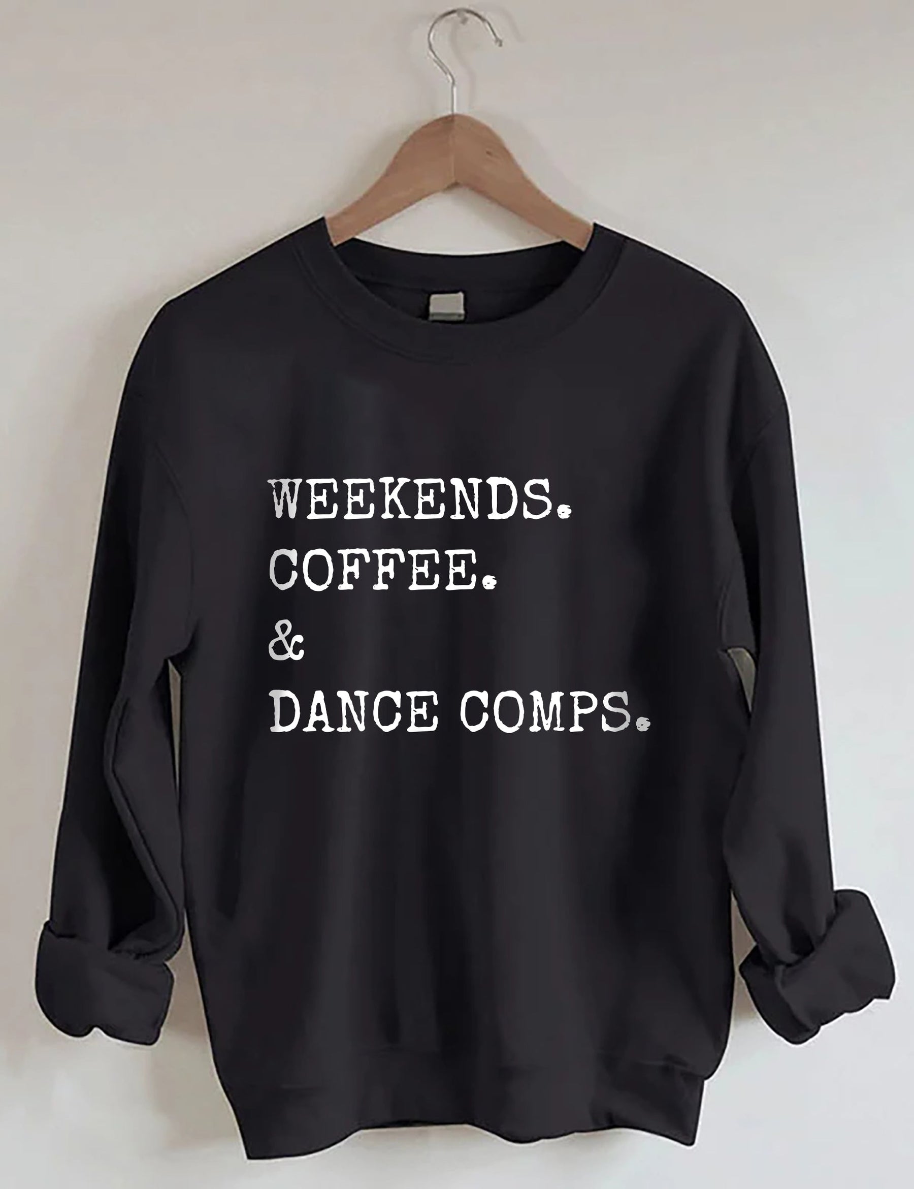 Sweat-shirt Comps de café et de danse du week-end