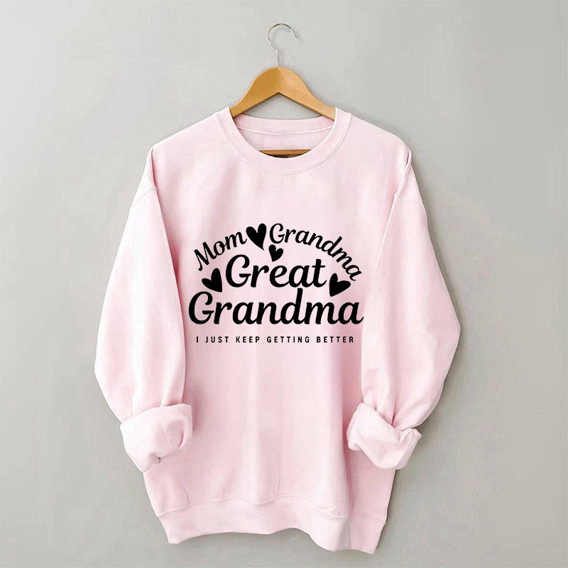 Sweat-shirt Maman Grand-mère Arrière-Grand-mère