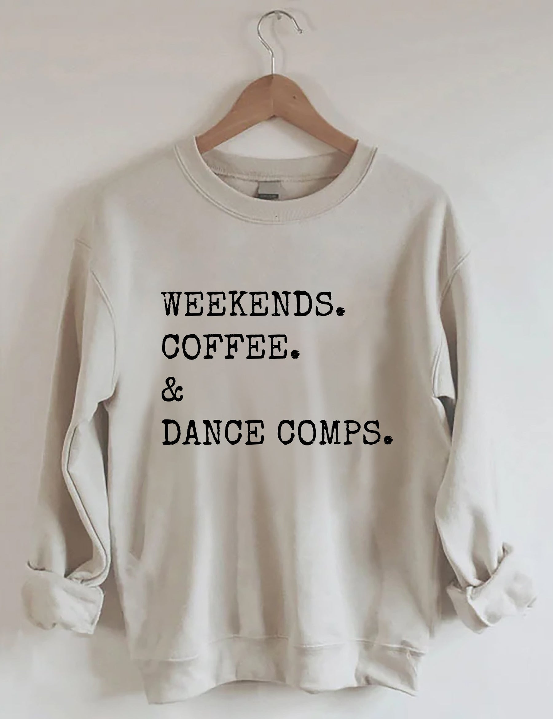 Sweat-shirt Comps de café et de danse du week-end