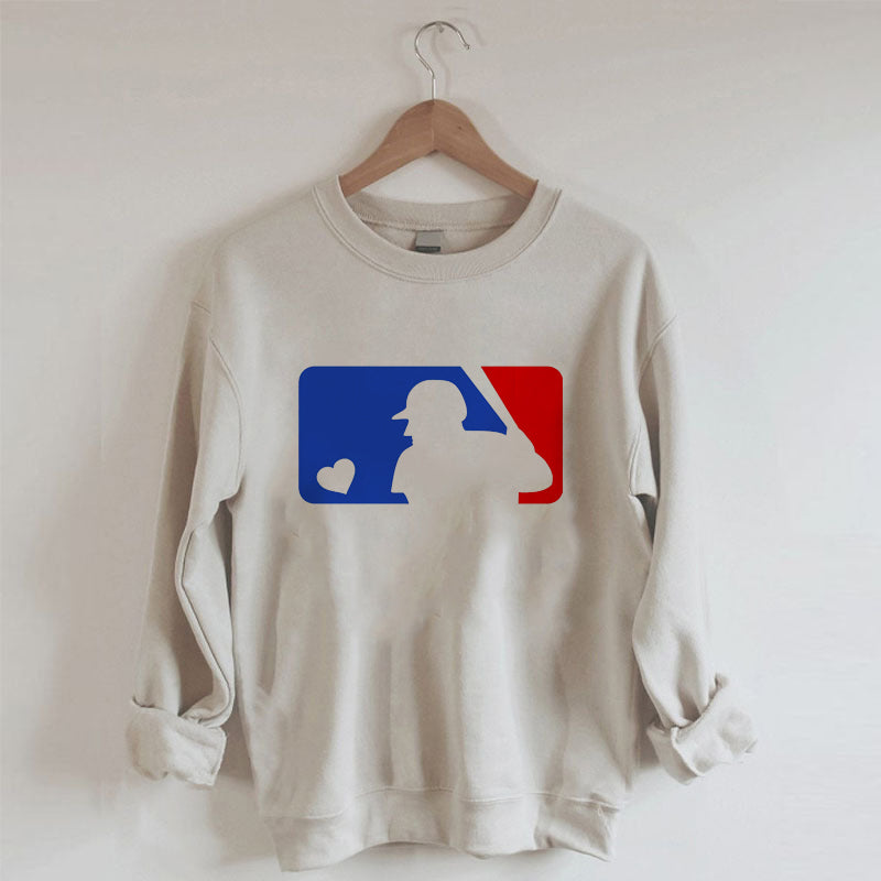 Baseball Heart Sweatshirt