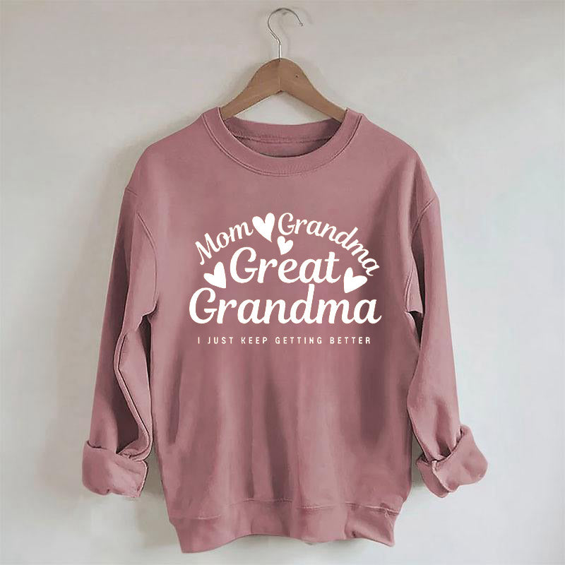 Sweat-shirt Maman Grand-mère Arrière-Grand-mère