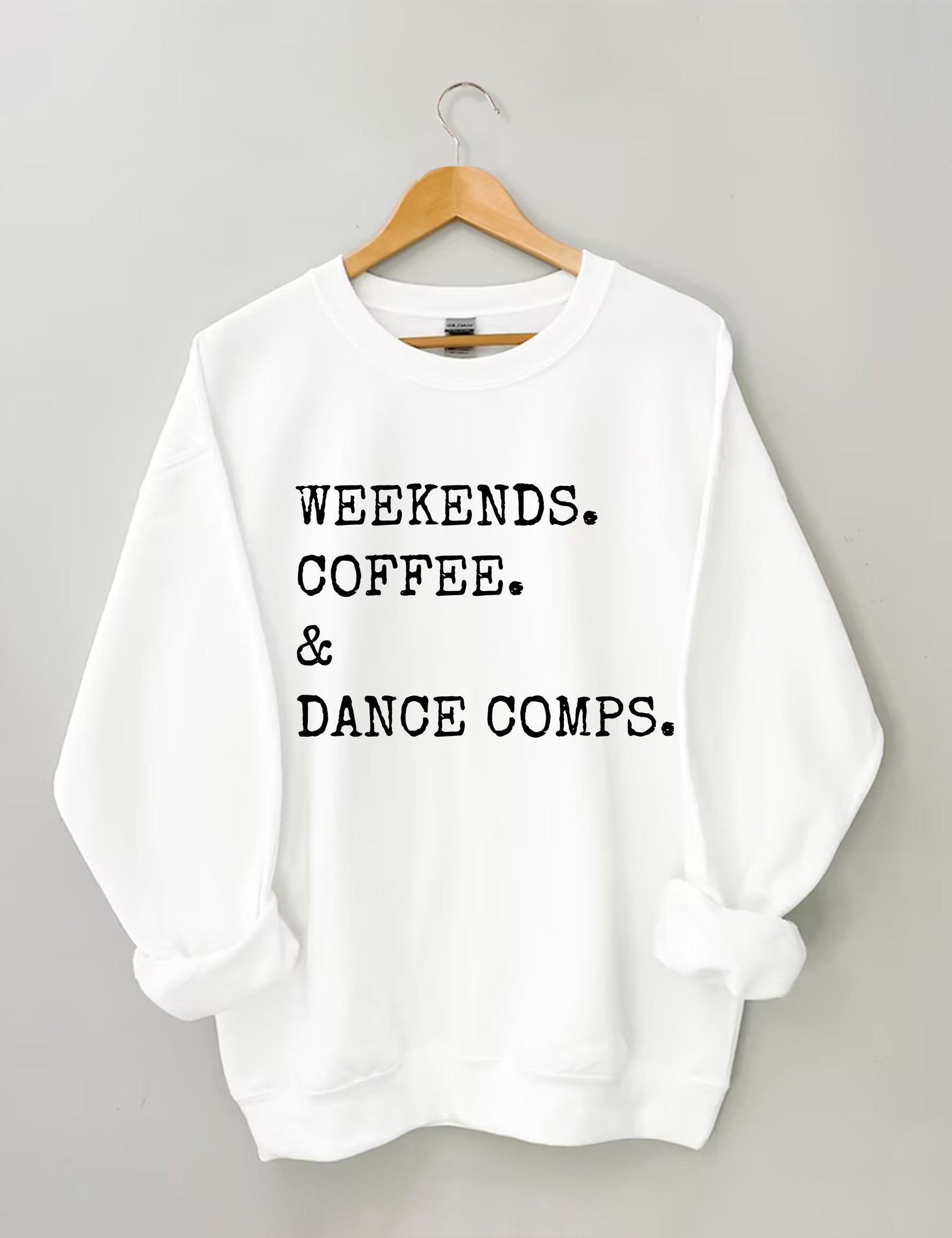 Sweat-shirt Comps de café et de danse du week-end