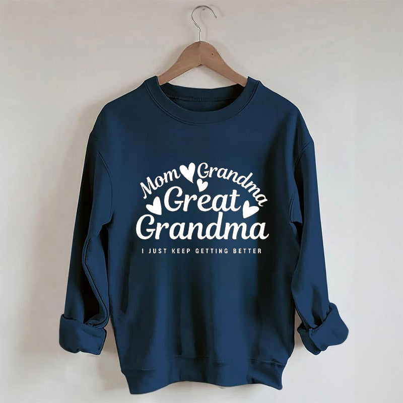 Sweat-shirt Maman Grand-mère Arrière-Grand-mère