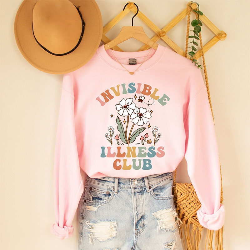 Sweat-shirt Invisible Disease Club