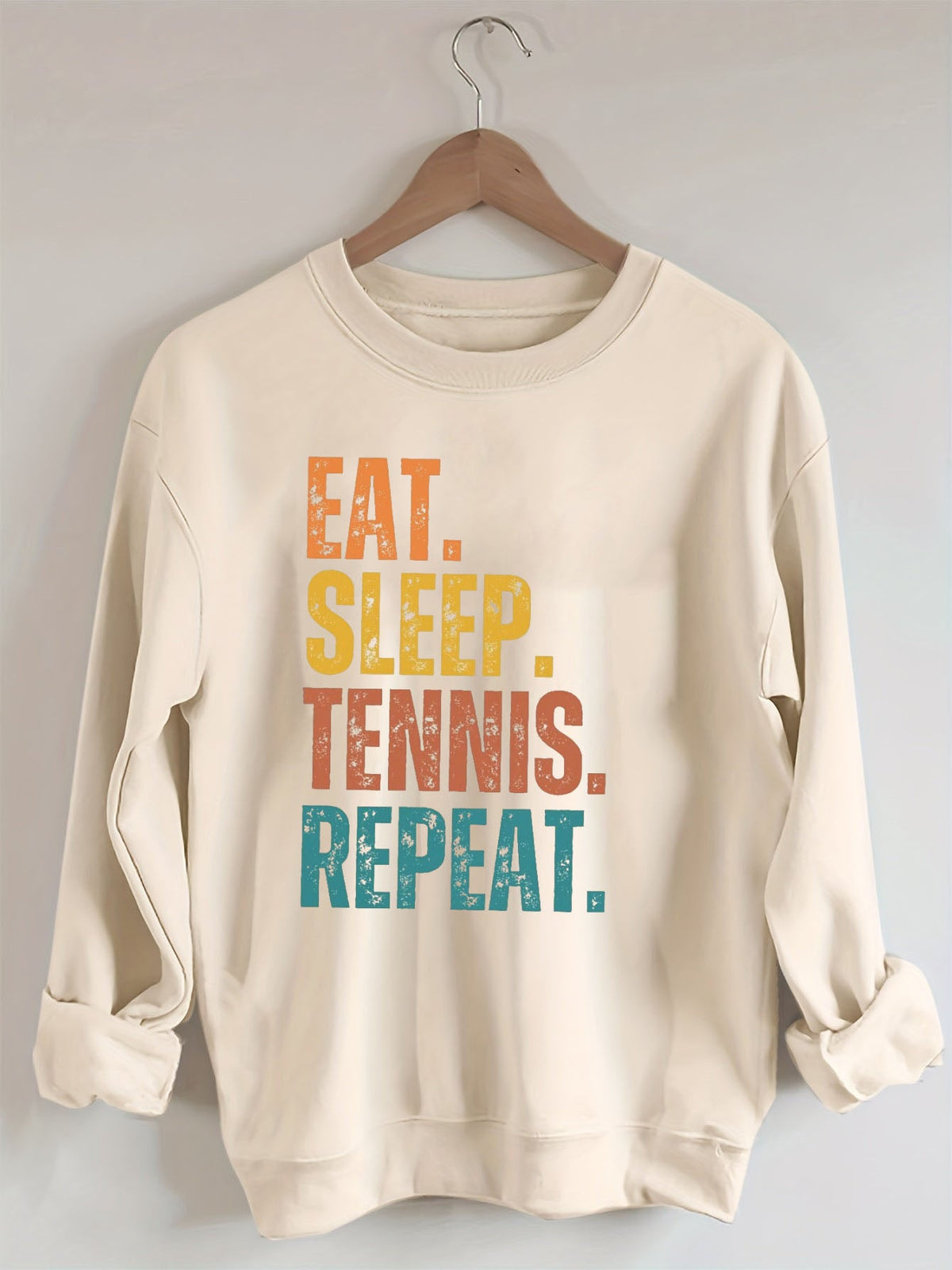Eat Sleep Tennis Repeat Sweatshirt