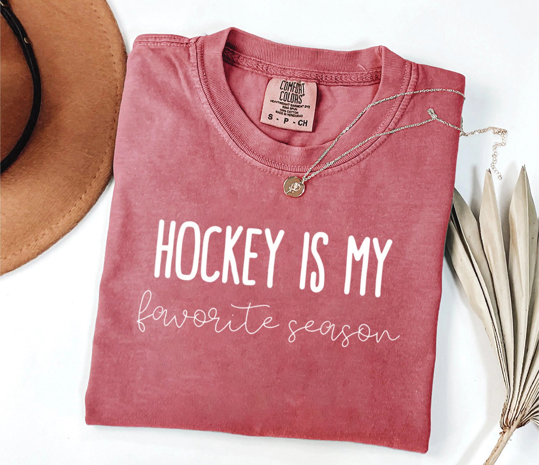 Comfort Color  Hockey is my Favorite Season T-shirt