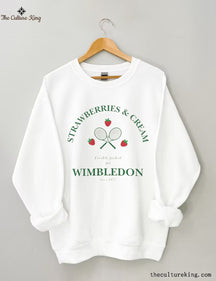 WIMBLEDON Strawberries & Cream Tennis Sweatshirt