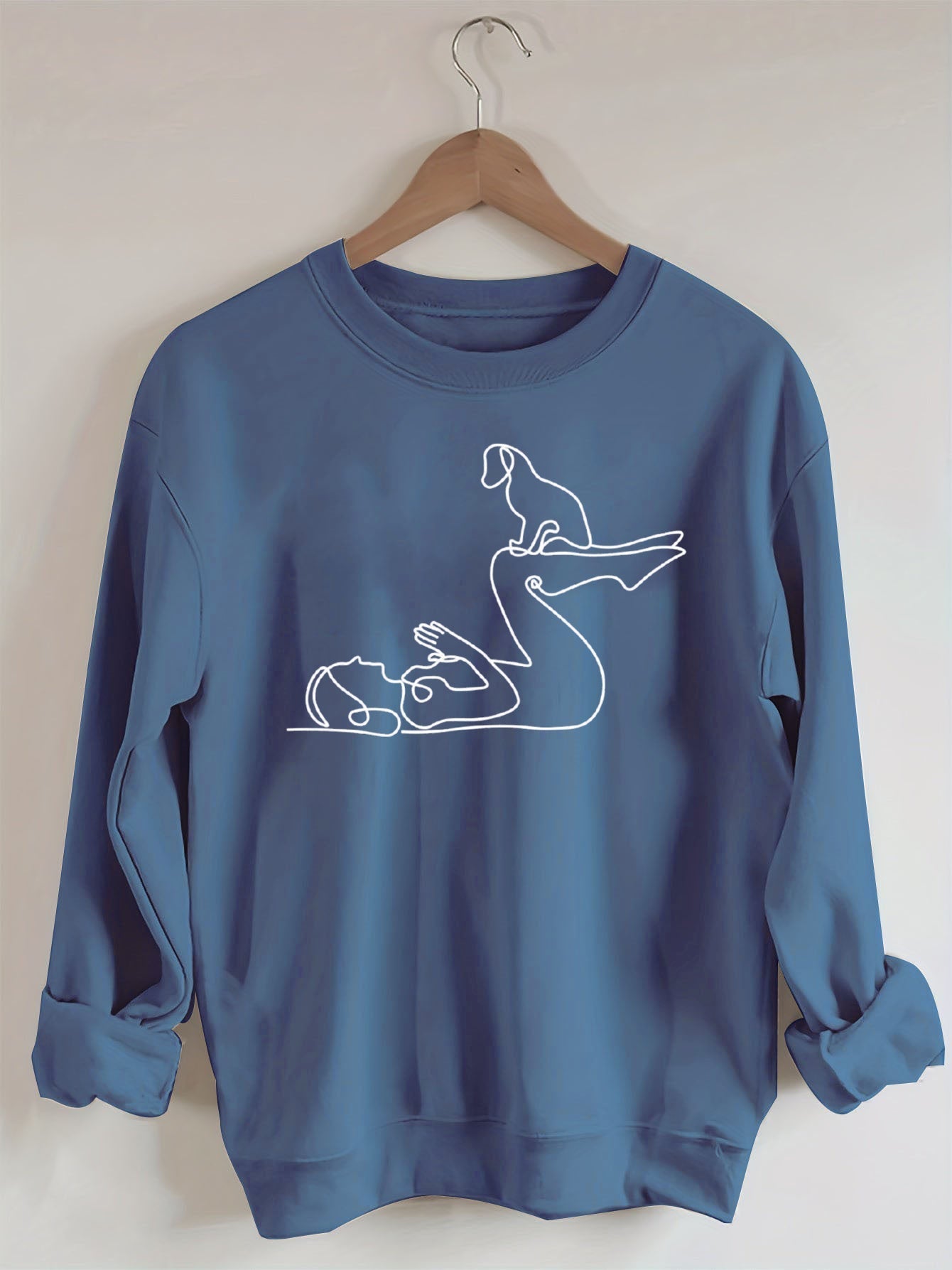 Yoga With Dog Sweatshirt