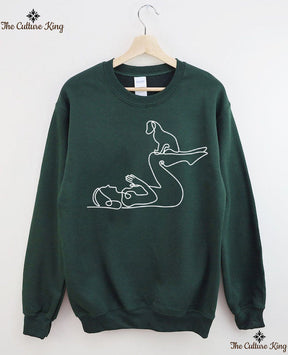 Yoga With Dog Sweatshirt