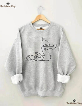 Yoga With Dog Sweatshirt