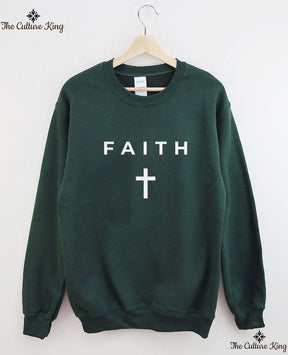 Faith Cross, Vertical Cross Sweatshirt Love and Grace Shirt,Jesus