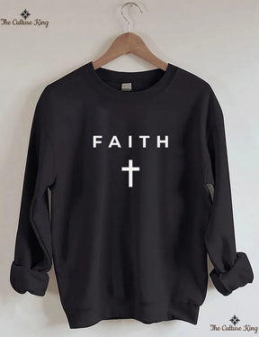 Faith Cross, Vertical Cross Sweatshirt Love and Grace Shirt,Jesus