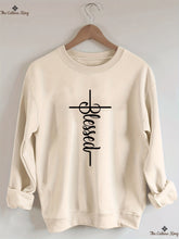 Faith Cross, Vertical Cross Sweatshirt Love and Grace Shirt,Jesus