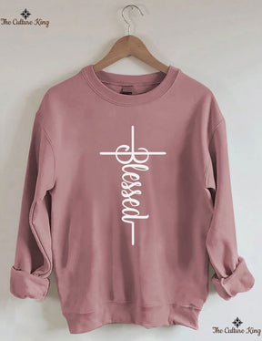 Faith Cross, Vertical Cross Sweatshirt Love and Grace Shirt,Jesus