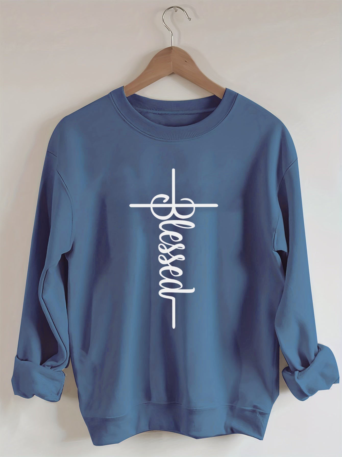 Faith Cross, Vertical Cross Sweatshirt Love and Grace Shirt,Jesus