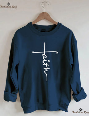 Faith Cross, Vertical Cross Sweatshirt Love and Grace Shirt,Jesus