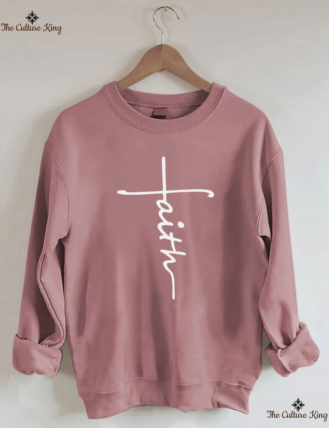 Faith Cross, Vertical Cross Sweatshirt Love and Grace Shirt,Jesus