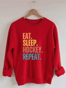 Eat Sleep Hockey Repeat Sweatshirt