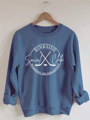 Rinkside Social Club Hockey Season Sweatshirt
