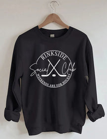 Rinkside Social Club Hockey Season Sweatshirt
