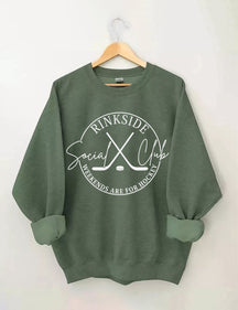 Rinkside Social Club Hockey Season Sweatshirt