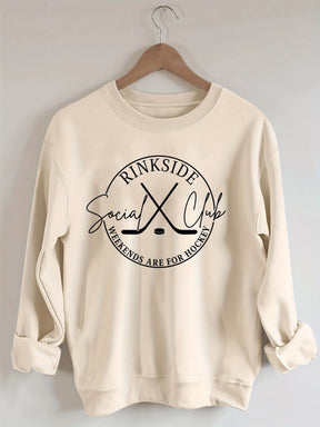 Rinkside Social Club Hockey Season Sweatshirt