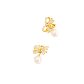 Boucles d'oreilles à nœud mignon