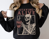 Sweat-shirt à café Stay Alive