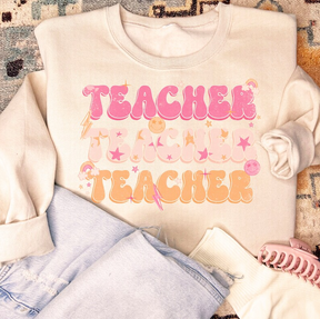 Retro Teacher Sweatshirt