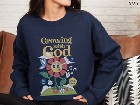 Grandir avec Dieu Sweatshirt
