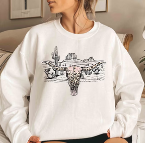 Western Skull Sweatshirt