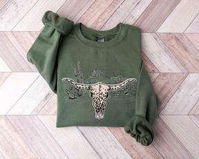 Western Skull Sweatshirt