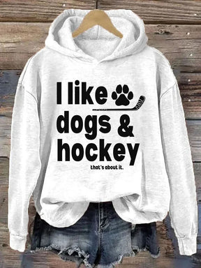 I Like Dogs And Hockey Tee, Sweatshirt,Hoodie