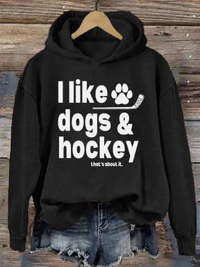 I Like Dogs And Hockey Tee, Sweatshirt,Hoodie
