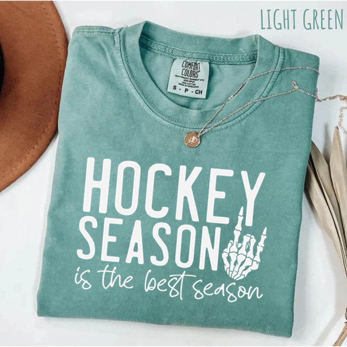 Comfort Colors Hockey Season Is the Best Season T-shirt