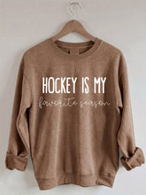 Comfort Colors Hockey is my Favorite Season Sweatshirt