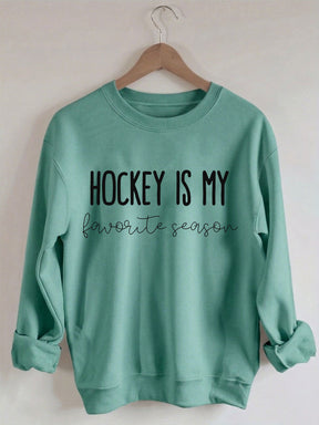 Comfort Colors Hockey is my Favorite Season Sweatshirt