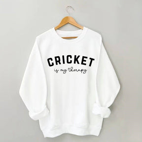 Cricket Is My Therapy Sweatshirt