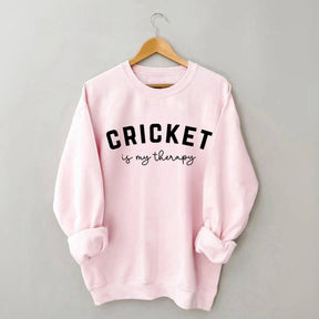 Cricket Is My Therapy Sweatshirt