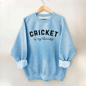 Cricket Is My Therapy Sweatshirt