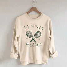 Personalized Tennis Social Club Sweatshirt