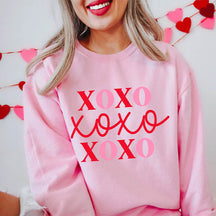 Süßes XOXO-Sweatshirt mit Rundhalsausschnitt