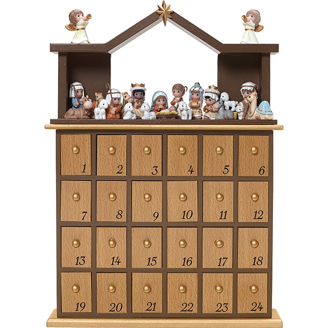 🔥LAST DAY 45% OFF✝️🎁Precious Moments, Nativity Advent Calendar