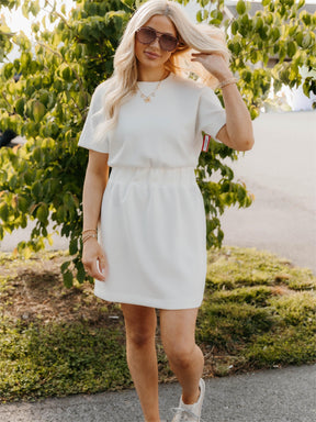 AirEssentials Cinched T-Shirt Dress(BUY 2 FREE SHIPPING)