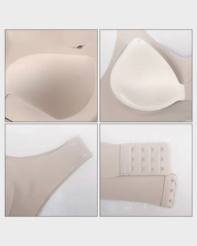Front Closure Cross-Back Wireless Posture Bra