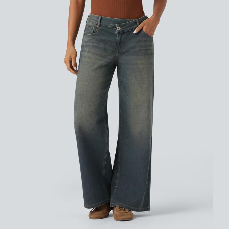 ComfortFlex™ Stretch Wide-Leg Jeans